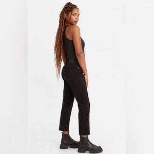 Levi's Wedgie Straight Jeans in Black